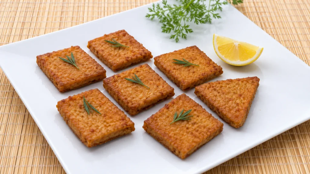 fried rice cake squares fried rice cake squares