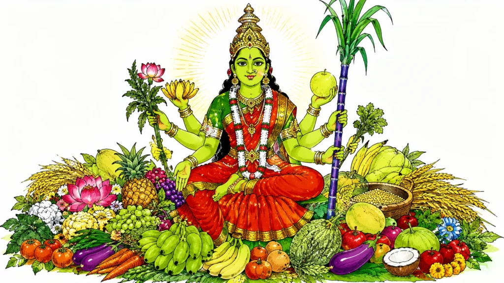 goddess shakambhari devi goddess of vegetation and nourishment