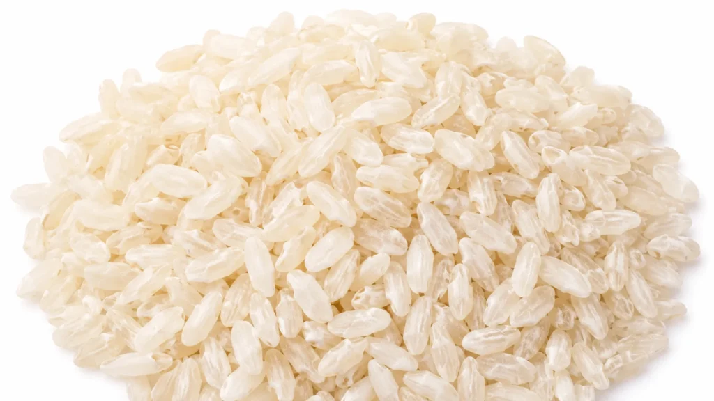 uncooked white rice grains uncooked white rice grains