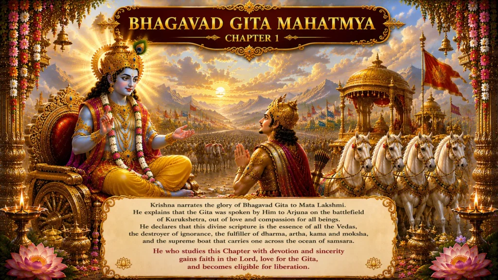 The Gita Mahatmya (the Glorification of the Bhagavad Gita) chapter01