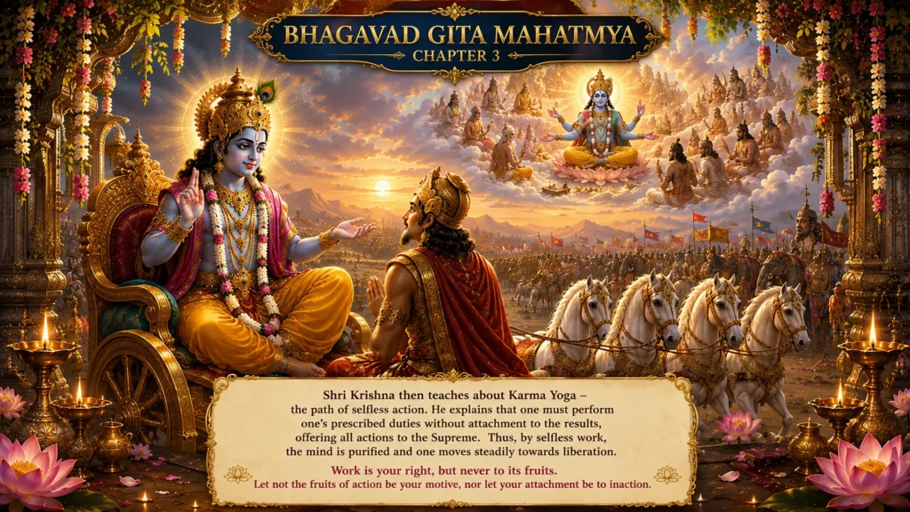 The Gita Mahatmya (the Glorification of the Bhagavad Gita) chapter03