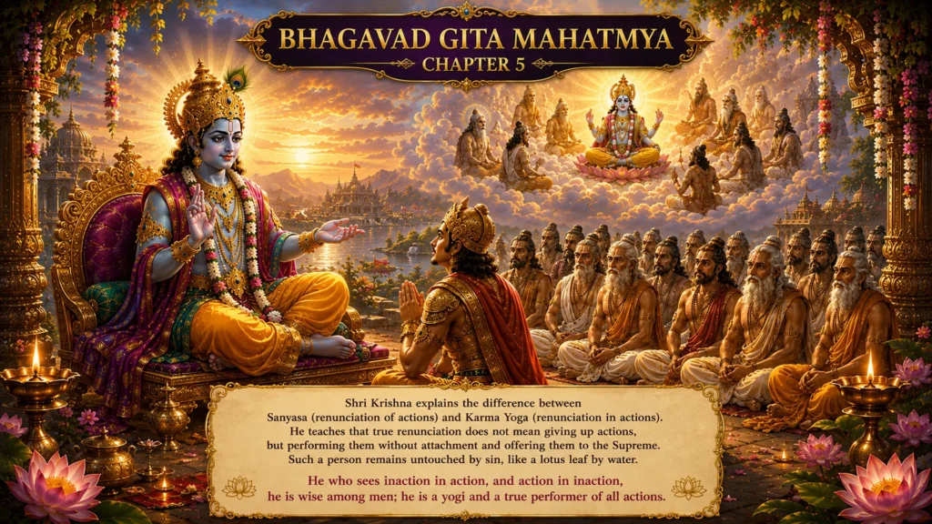 The Gita Mahatmya (the Glorification of the Bhagavad Gita) chapter05