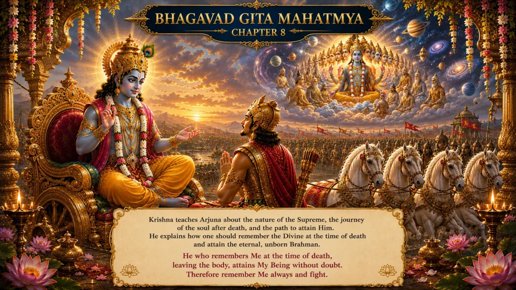 The Gita Mahatmya (the Glorification of the Bhagavad Gita) chapter08