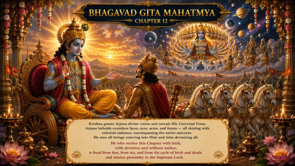 The Gita Mahatmya (the Glorification of the Bhagavad Gita) chapter12