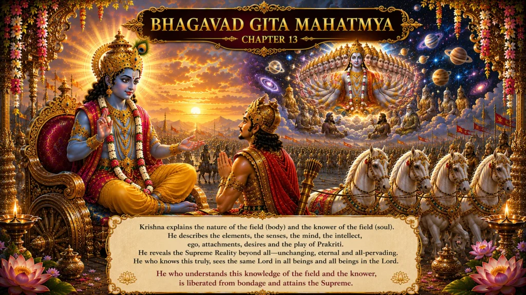 The Gita Mahatmya (the Glorification of the Bhagavad Gita) chapter13